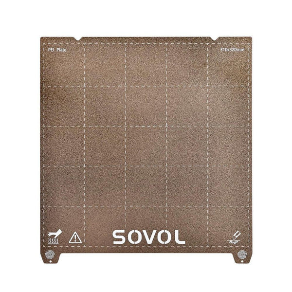 Sovol Flexible Steel Plate with PEI Surface and Magnetic Bottom Sheet